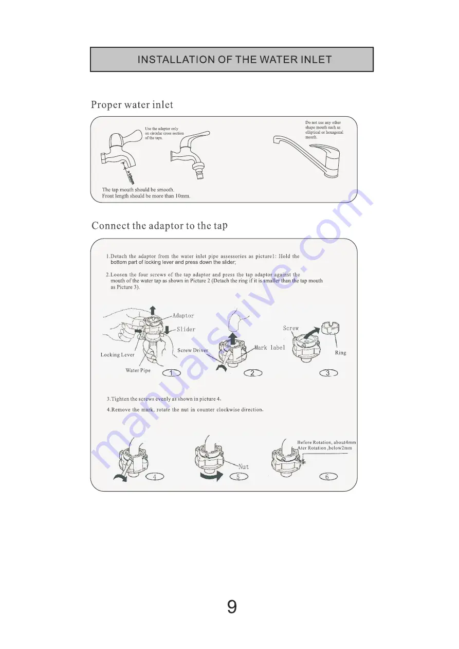 DAEWOO ELECTRONICS Daema DWF-1101Q User Manual Download Page 11