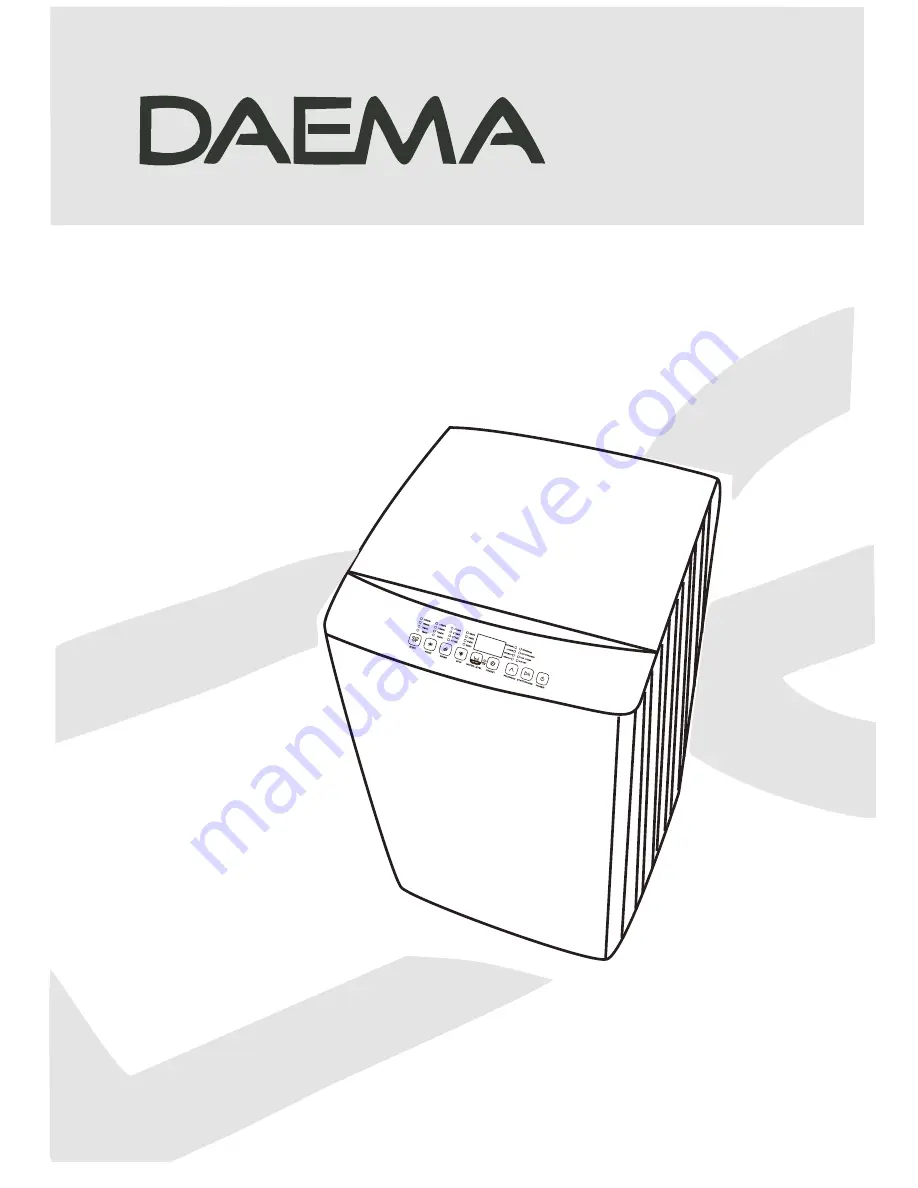 DAEWOO ELECTRONICS Daema DWF-1801Q User Manual Download Page 1