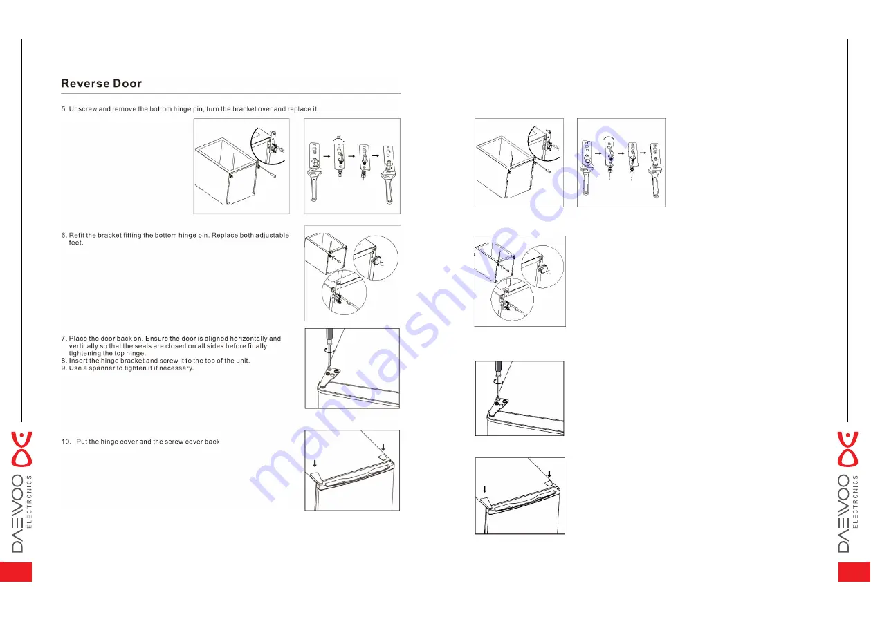 DAEWOO ELECTRONICS DELF-0500 Series User Manual Download Page 9