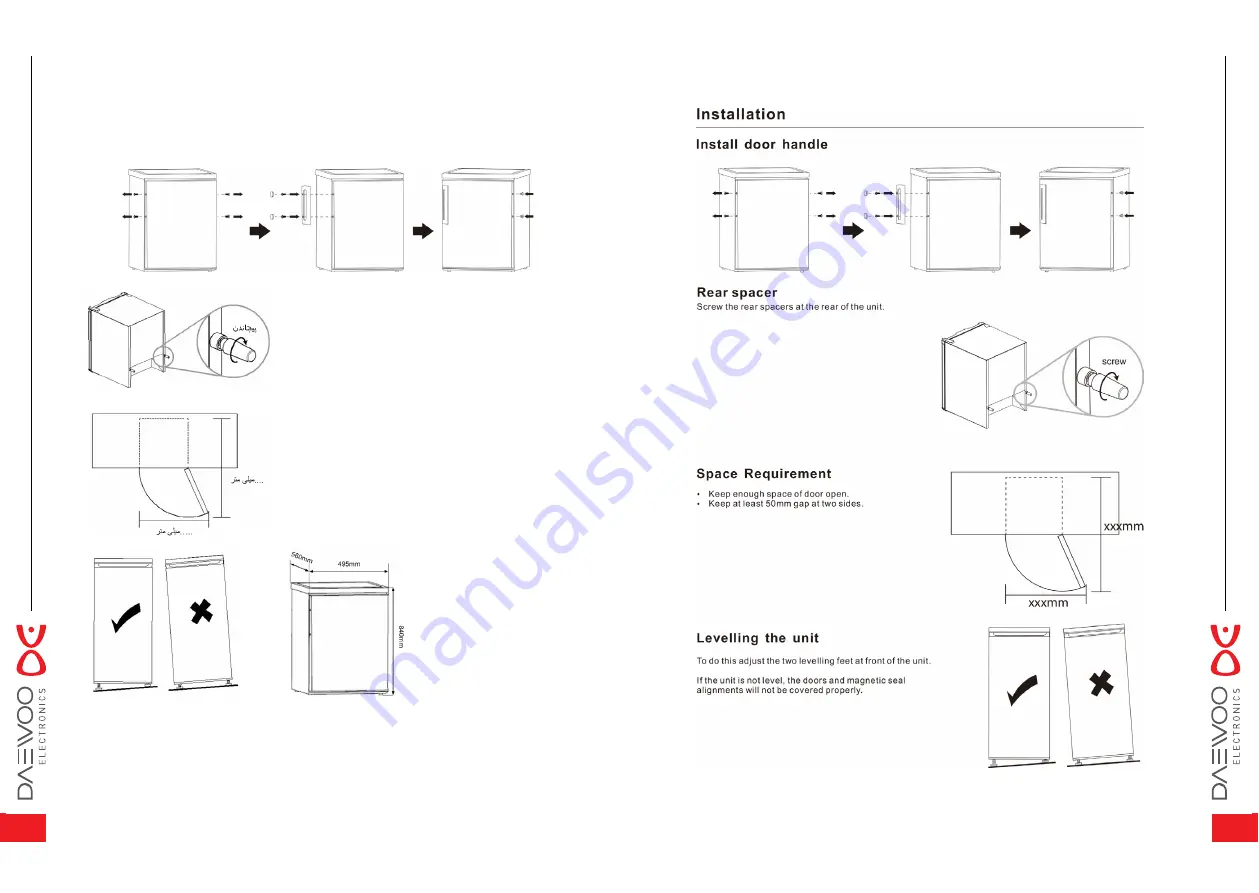 DAEWOO ELECTRONICS DELF-0500 Series User Manual Download Page 10