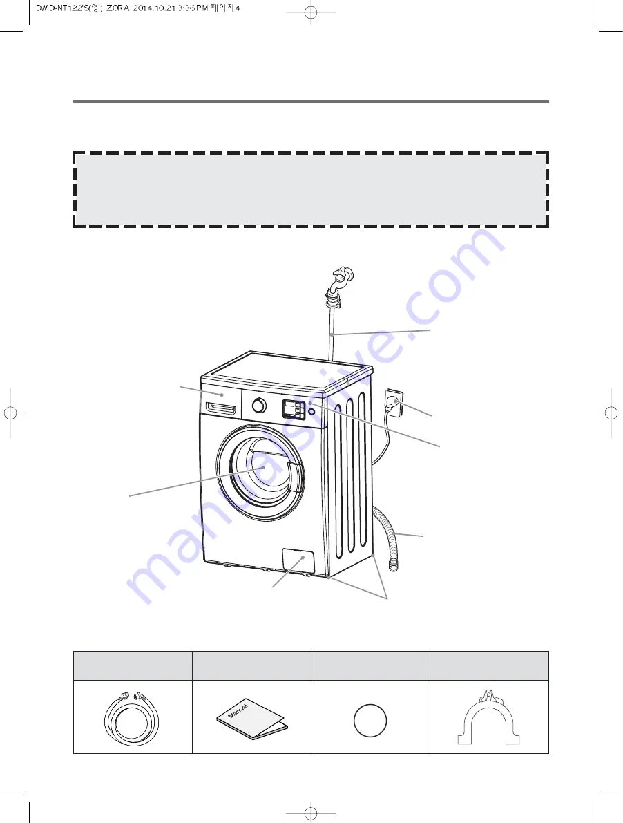 DAEWOO ELECTRONICS DWD-NT122'S Скачать руководство пользователя страница 4