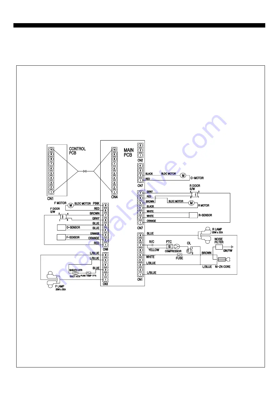 DAEWOO ELECTRONICS FRN-U20IC Service Manual Download Page 34