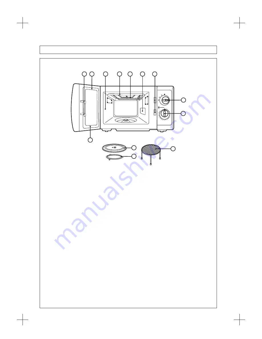 DAEWOO ELECTRONICS KOG-3667OS Скачать руководство пользователя страница 5