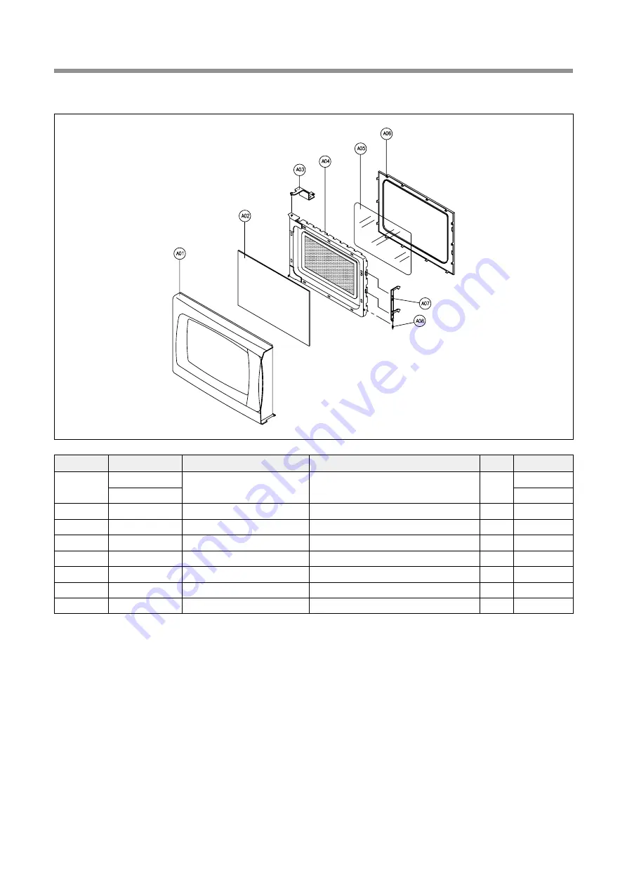 DAEWOO ELECTRONICS KOG-3Q17 Service Manual Download Page 11