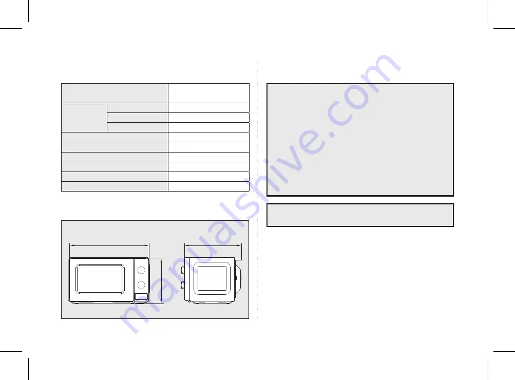 DAEWOO ELECTRONICS KOR6M17 Operating Instructions & Cook Book Download Page 7