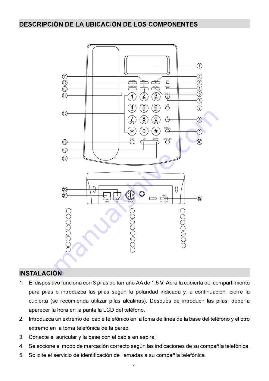 Daewoo International DTC-310 Скачать руководство пользователя страница 4