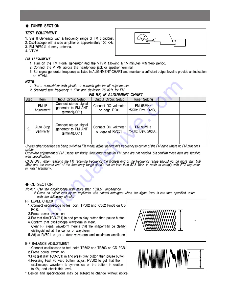 Daewoo AMI-225M Service Manual Download Page 5