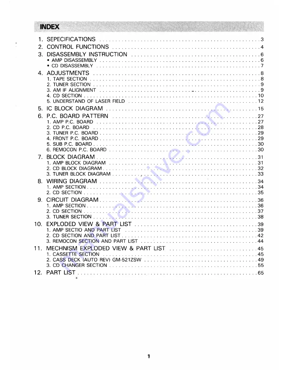 Daewoo AMI-960 Service Manual Download Page 2