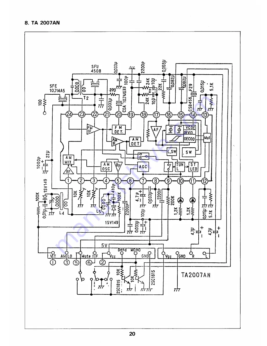 Daewoo AMI-960 Скачать руководство пользователя страница 21