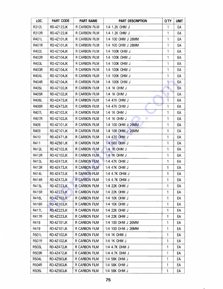 Daewoo AMI-960 Service Manual Download Page 90