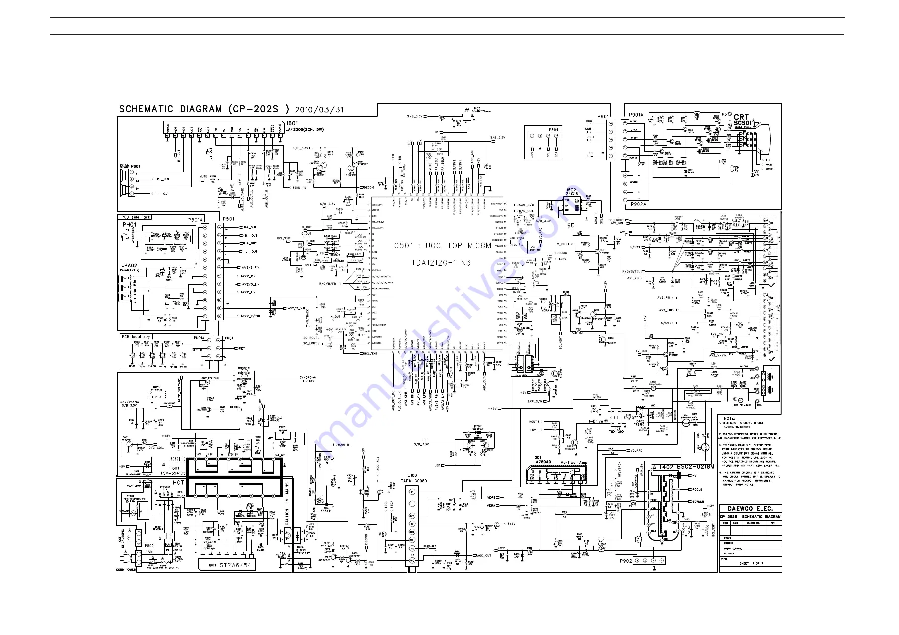 Daewoo CP21S8 Series Скачать руководство пользователя страница 38