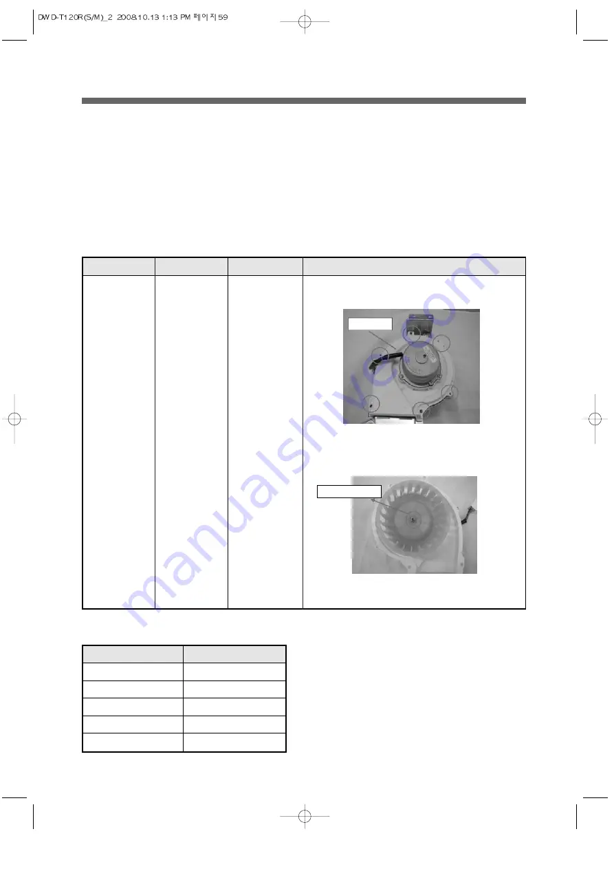 Daewoo D-UD1213EPB Service Manual Download Page 63