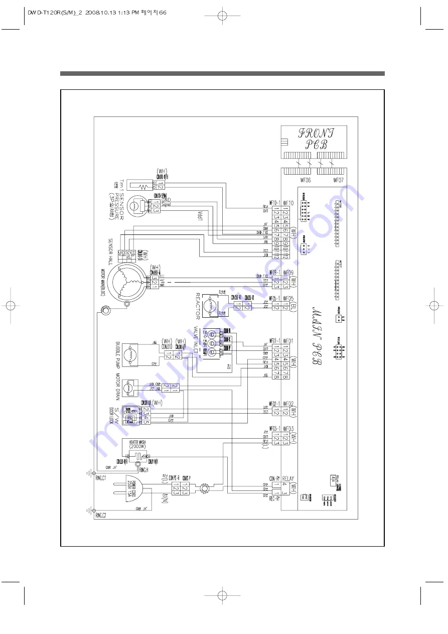 Daewoo D-UD1213EPB Service Manual Download Page 70