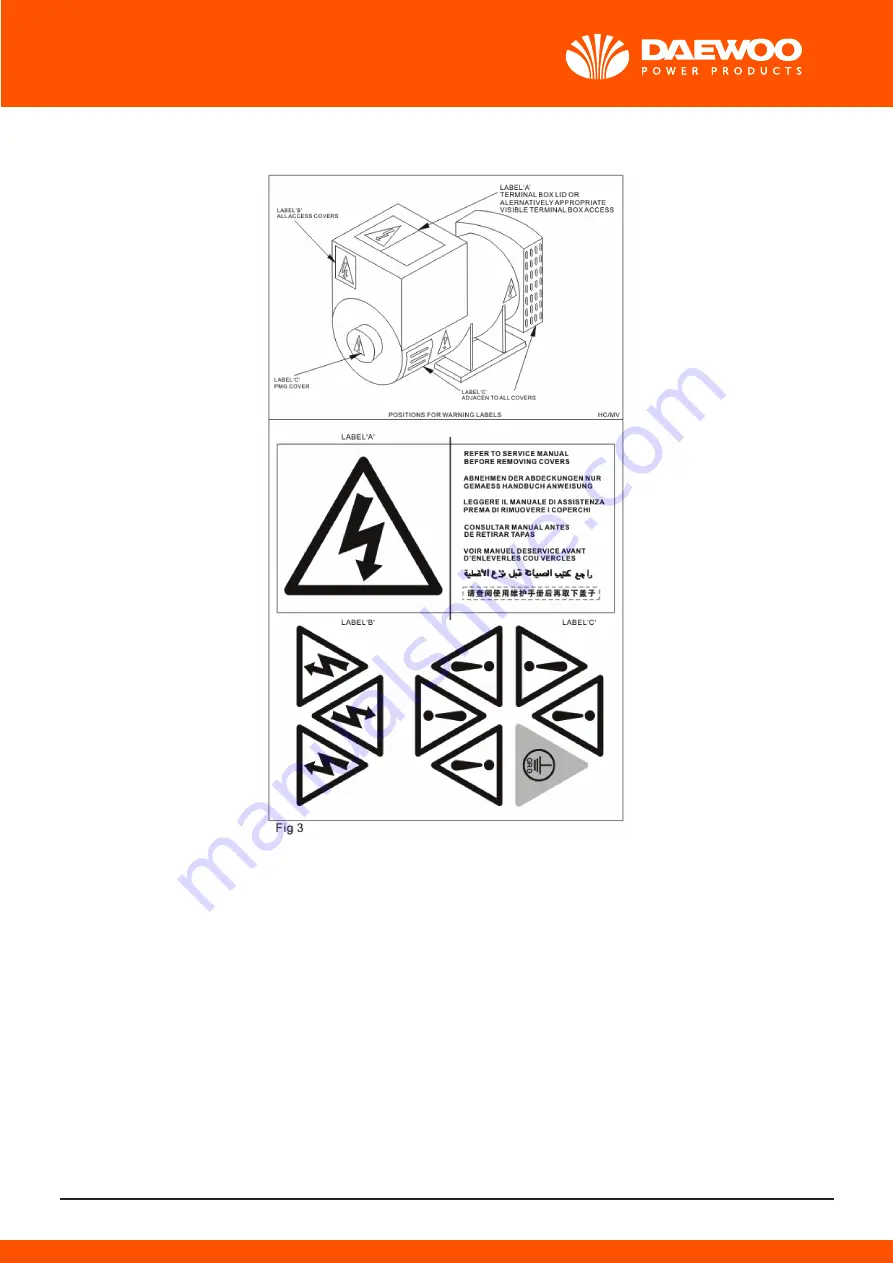 Daewoo DAGFS Series User Manual Download Page 57