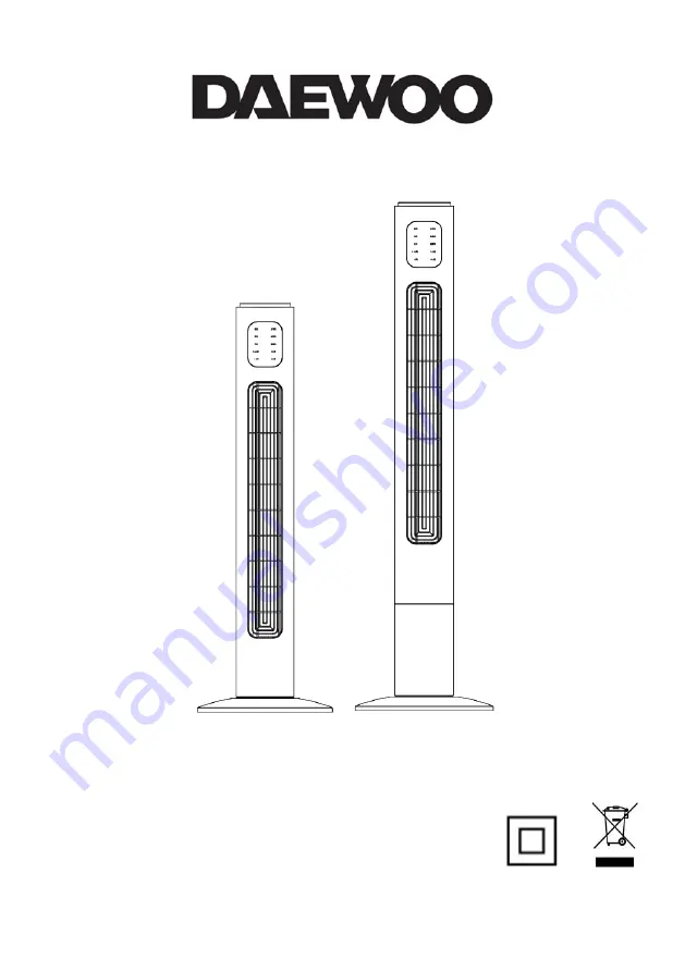 Daewoo DCool 3601TR-S Manual Download Page 1