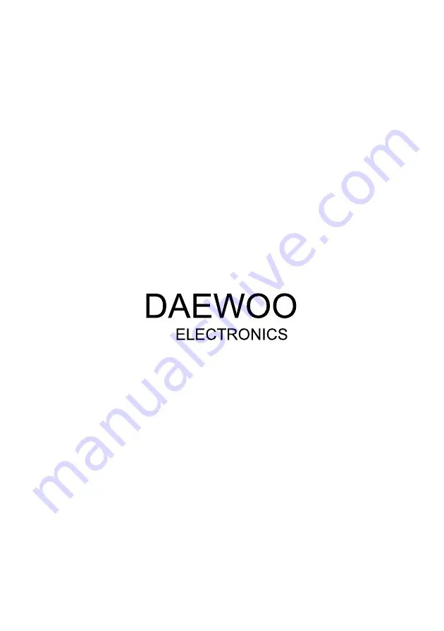 Daewoo DSB-H1202JLH-VKW Use & Care Manual Download Page 17