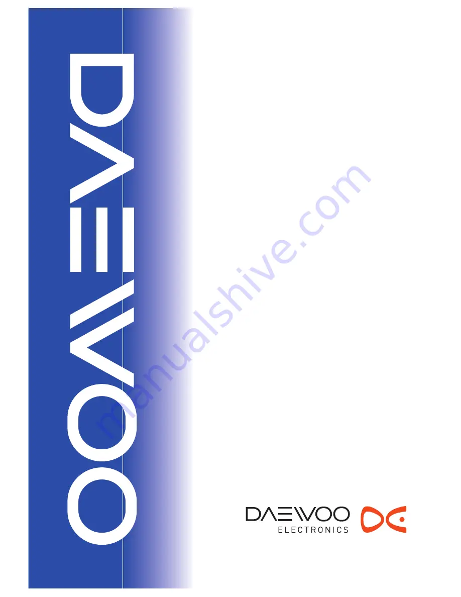 Daewoo DSD-9420 Service Manual Download Page 1