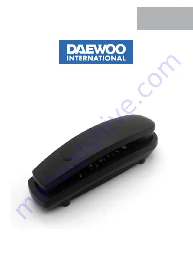 Daewoo DTC-115 User Manual Download Page 1