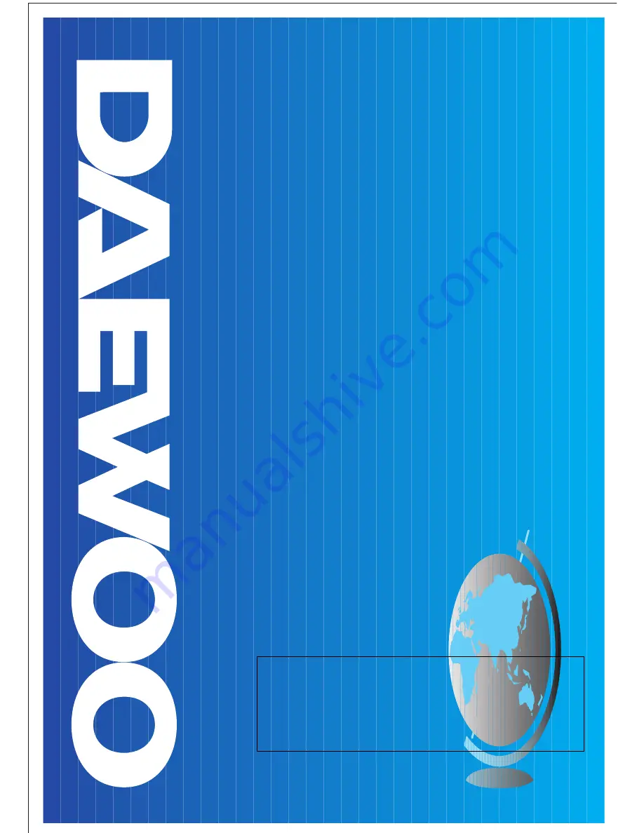 Daewoo DTC-25G1TM Service Manual Download Page 1