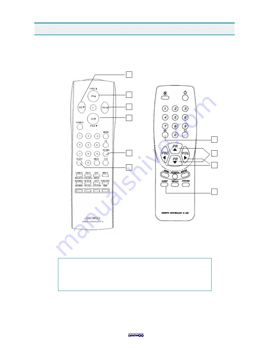 Daewoo DTC-25G1TM Скачать руководство пользователя страница 13