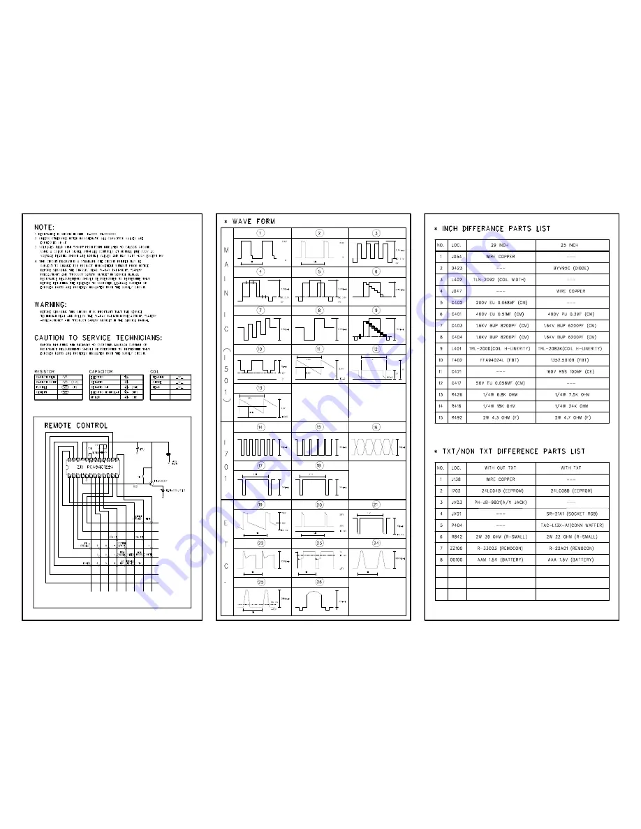 Daewoo DTC-25G1VM Service Manual Download Page 39