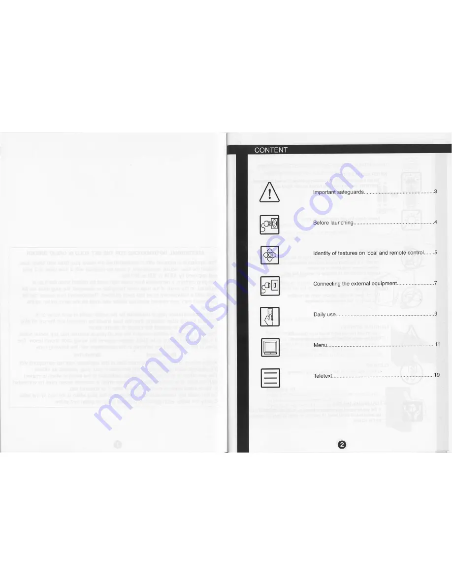 Daewoo DTE-29 Series Setup Manual Download Page 3