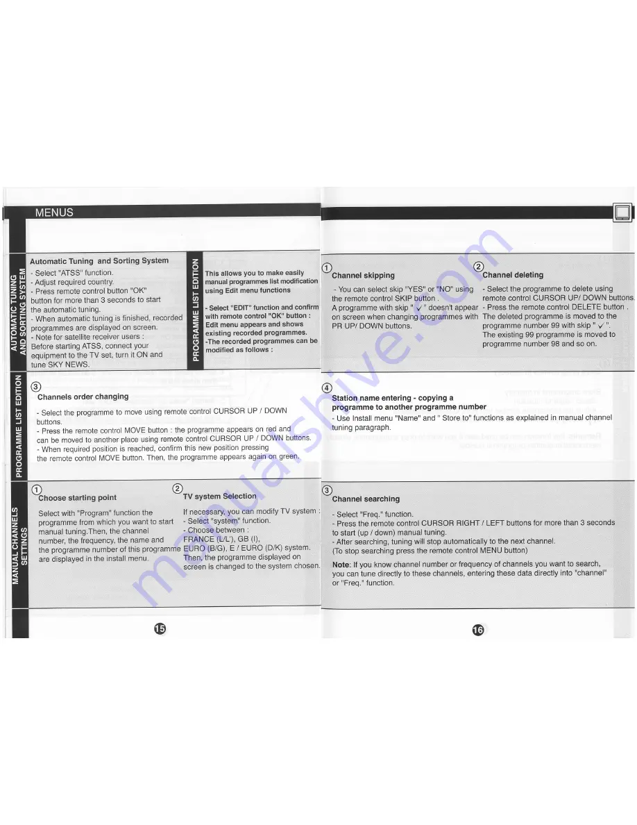 Daewoo DTE-29 Series Setup Manual Download Page 10