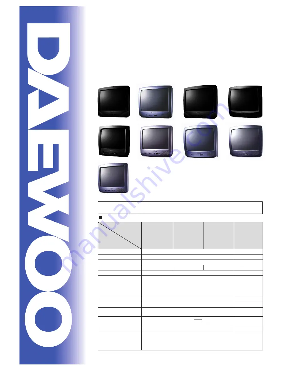 Daewoo DTP-14C3 Скачать руководство пользователя страница 1