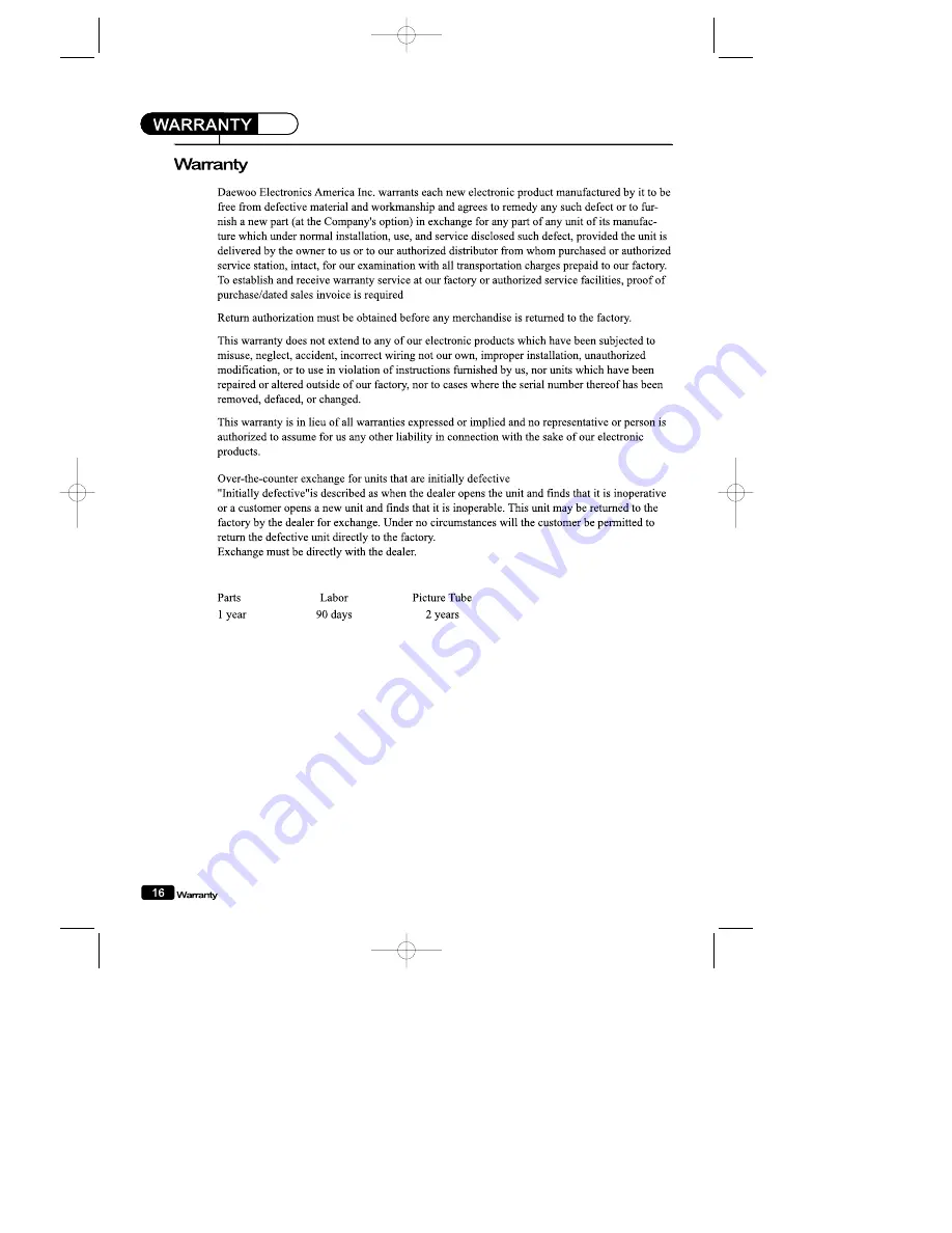 Daewoo DTQ-20U9SC Instruction Manual Download Page 21