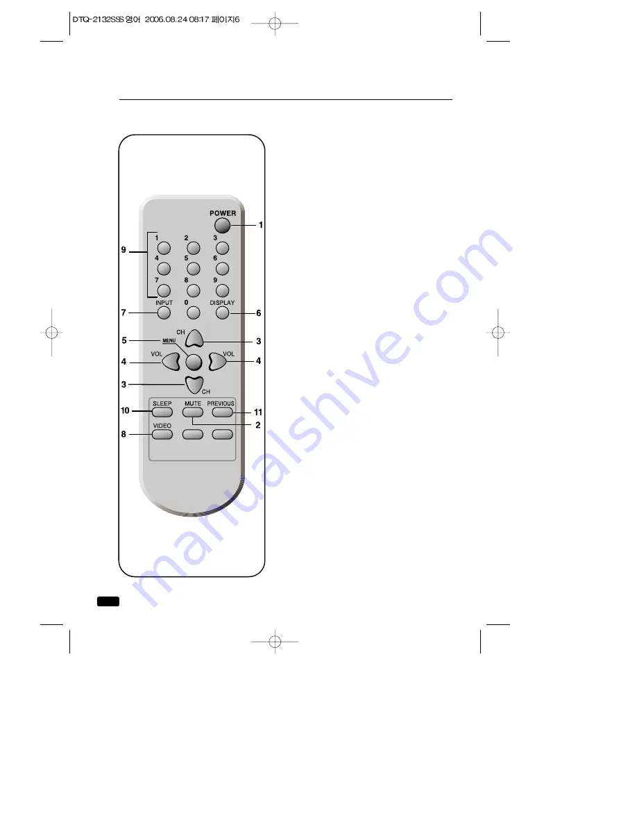 Daewoo DTQ-2132SSS Instruction Manual Download Page 8