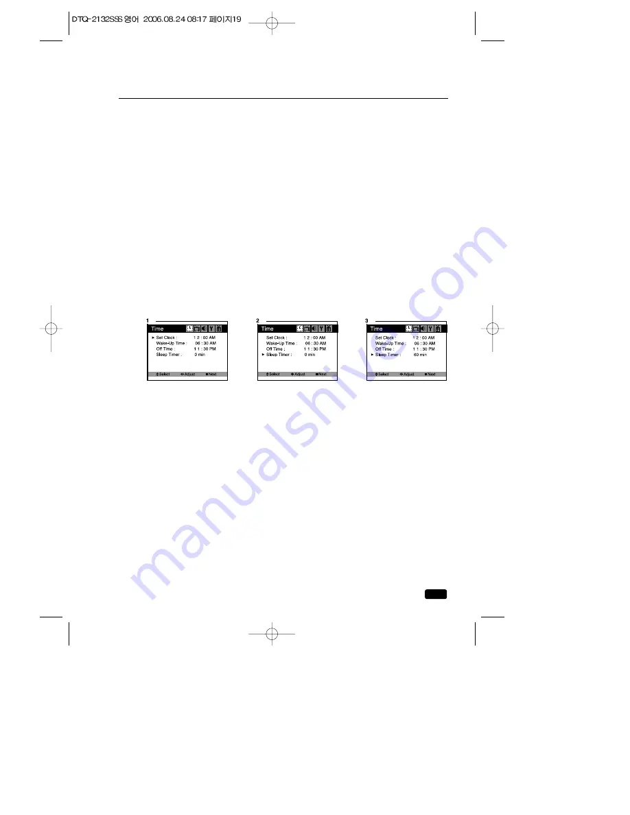 Daewoo DTQ-2132SSS Instruction Manual Download Page 21