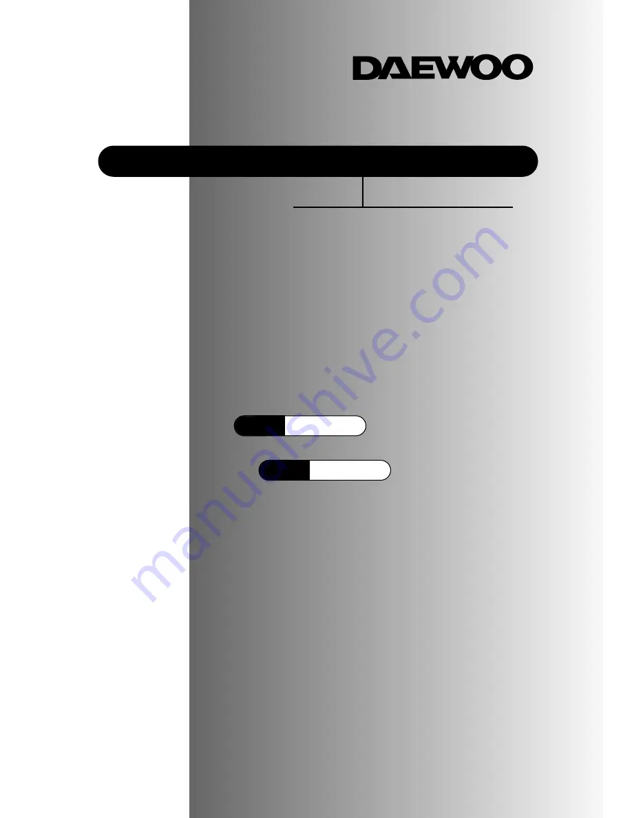 Daewoo DTQ 25S5FC Instruction Manual Download Page 1