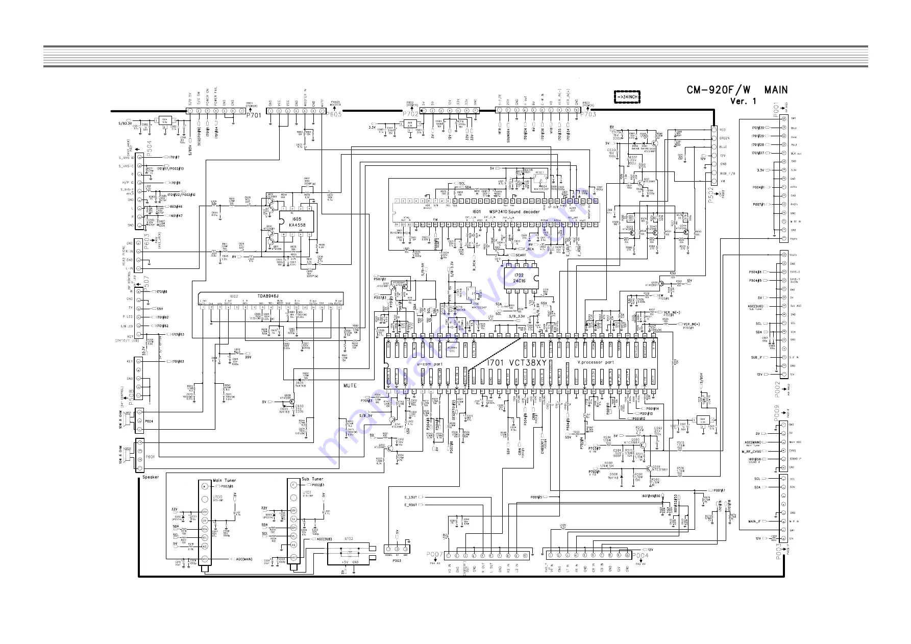 Daewoo DTR-29D3ME Service Manual Download Page 47