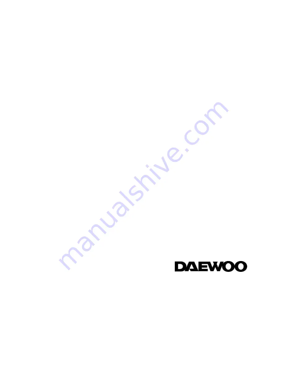 Daewoo DTU-14 Service Manual Download Page 42