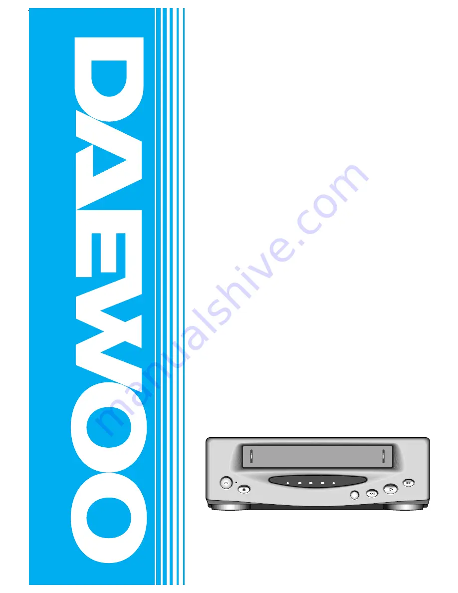 Daewoo DV-K10DY-QB Service Manual Download Page 1