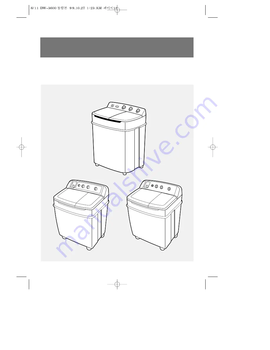 Daewoo DW-3630 Instruction Manual Download Page 1