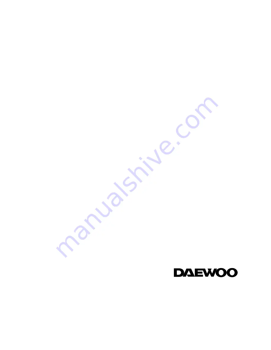 Daewoo DWC-104C Service Manual Download Page 21