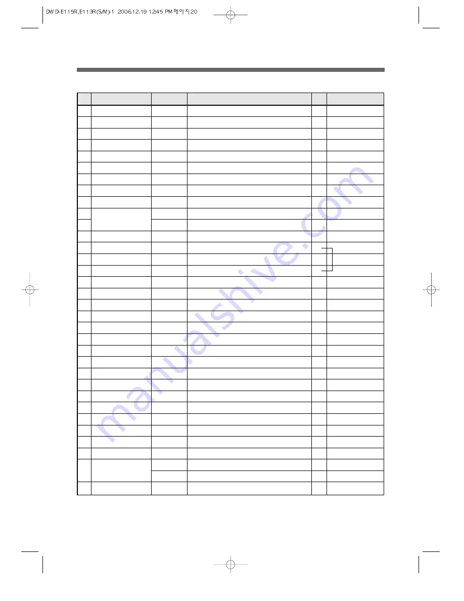 Daewoo DWD-E113R Service Manual Download Page 23