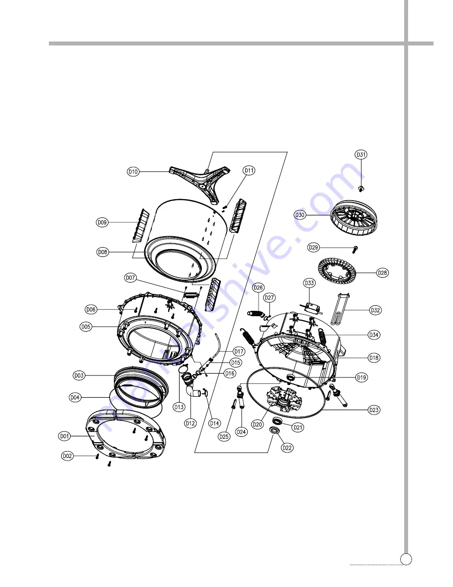 Daewoo DWD-FD1022 Service Manual Download Page 18