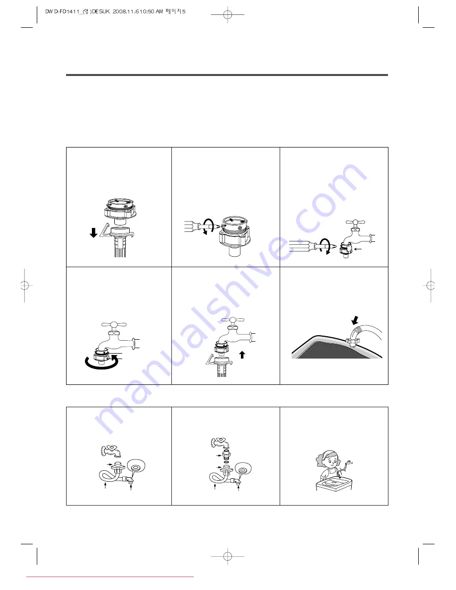 Daewoo DWD-FD1411 Instruction Manual Download Page 5