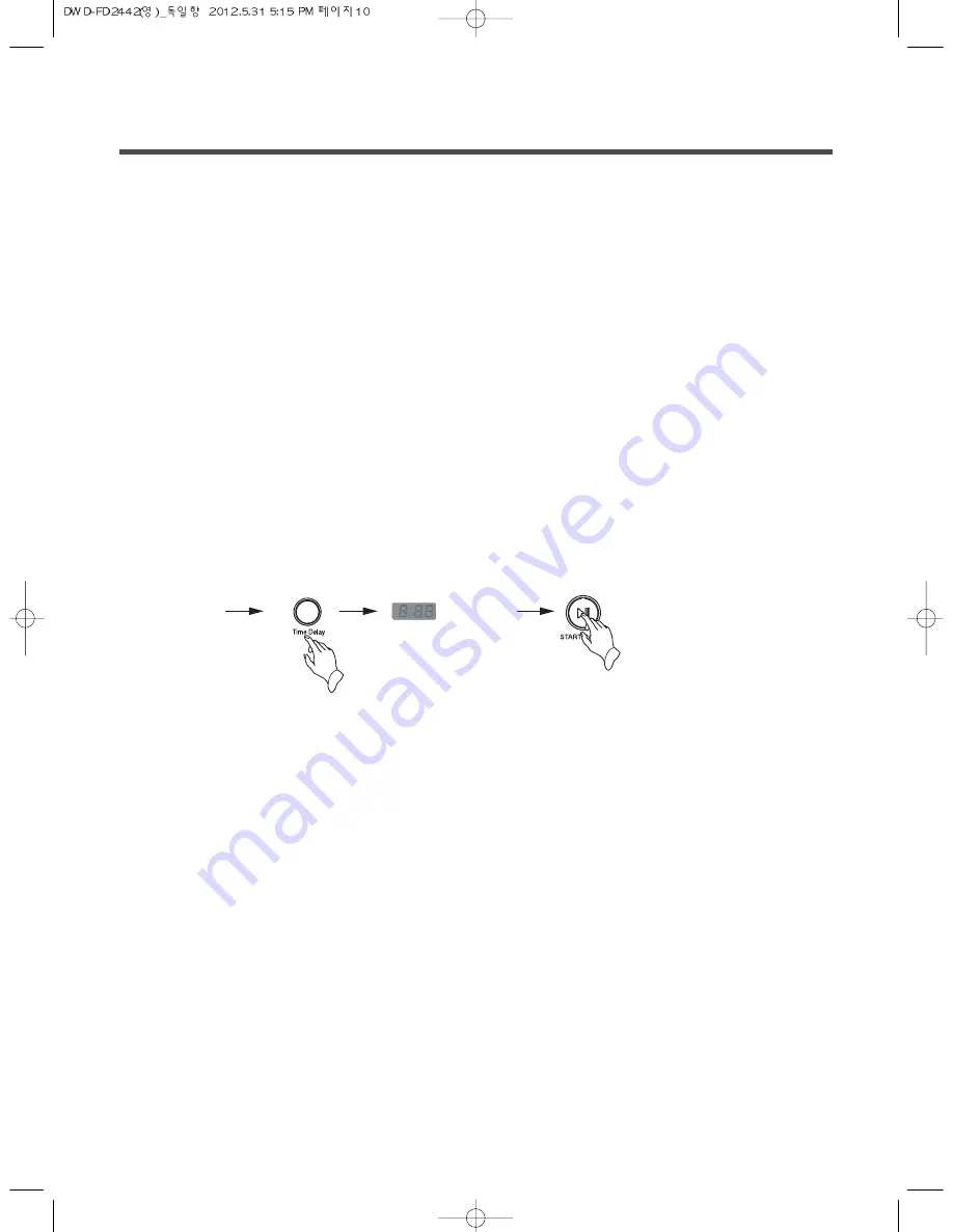 Daewoo DWD-FD2442 Скачать руководство пользователя страница 10