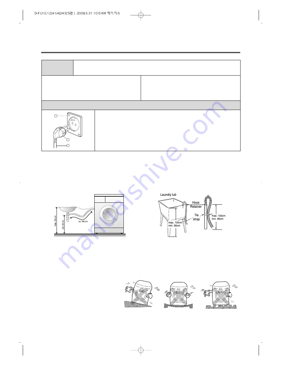 Daewoo DWD-FU1041 Скачать руководство пользователя страница 6