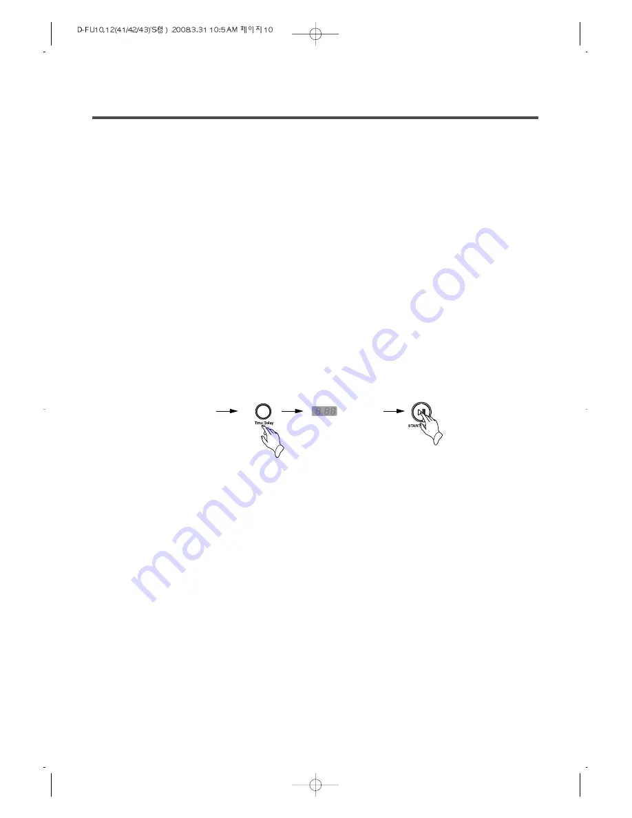 Daewoo DWD-FU1041 Скачать руководство пользователя страница 10