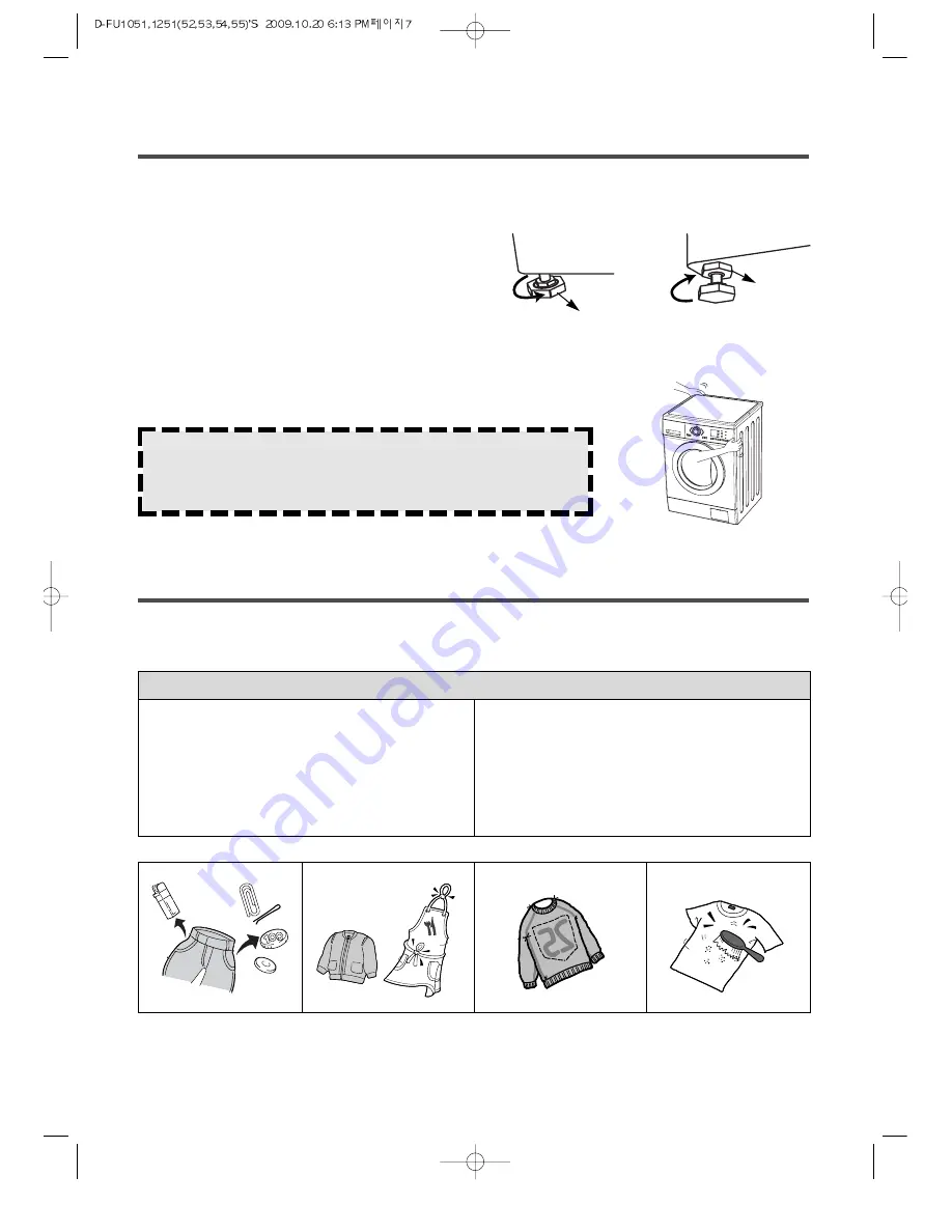 Daewoo DWD-FU1051 Instruction Manual Download Page 7