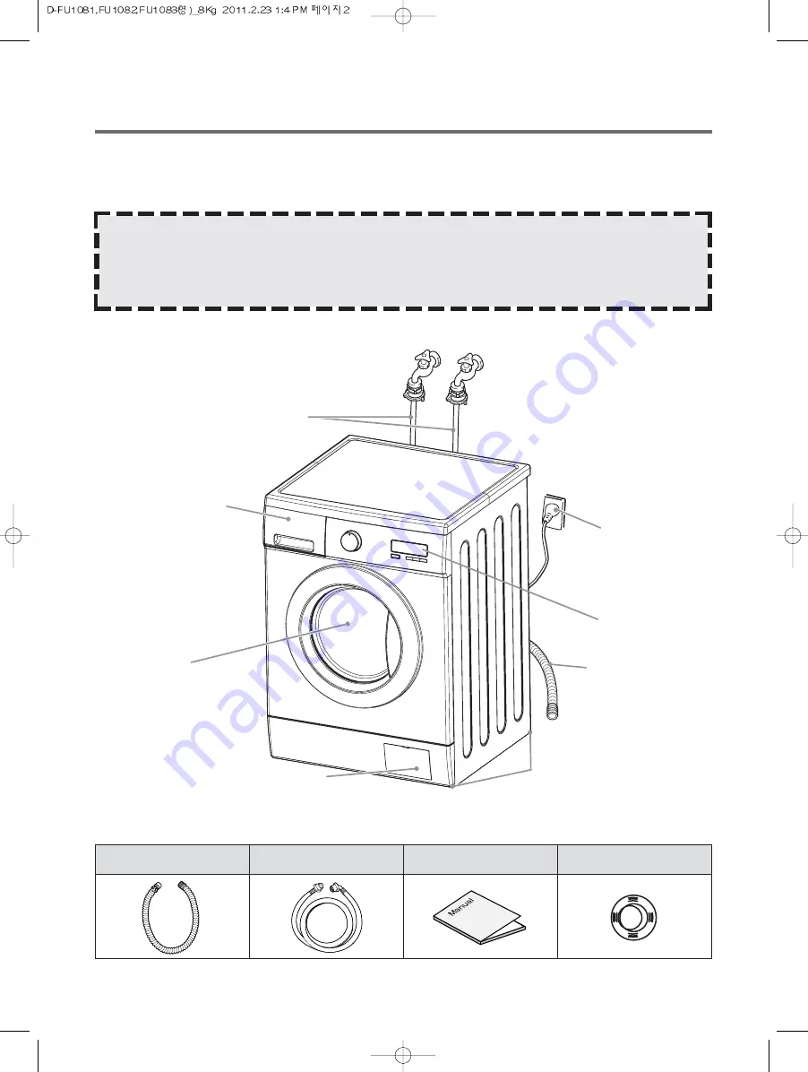 Daewoo DWD-FU1081 Instruction Manual Download Page 2