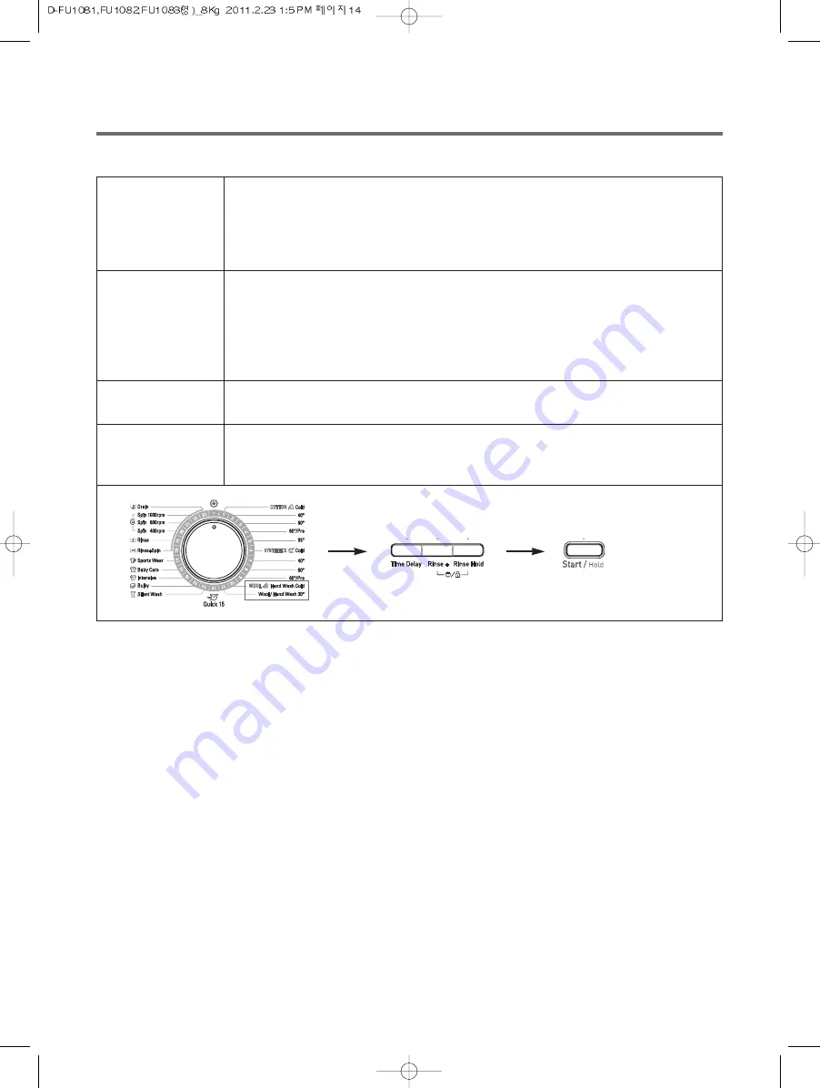 Daewoo DWD-FU1081 Instruction Manual Download Page 14