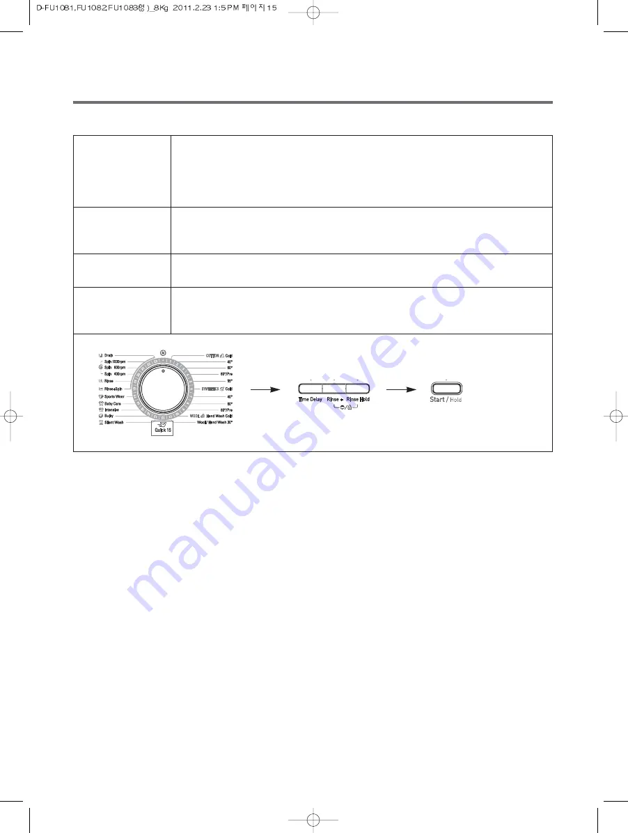 Daewoo DWD-FU1081 Instruction Manual Download Page 15