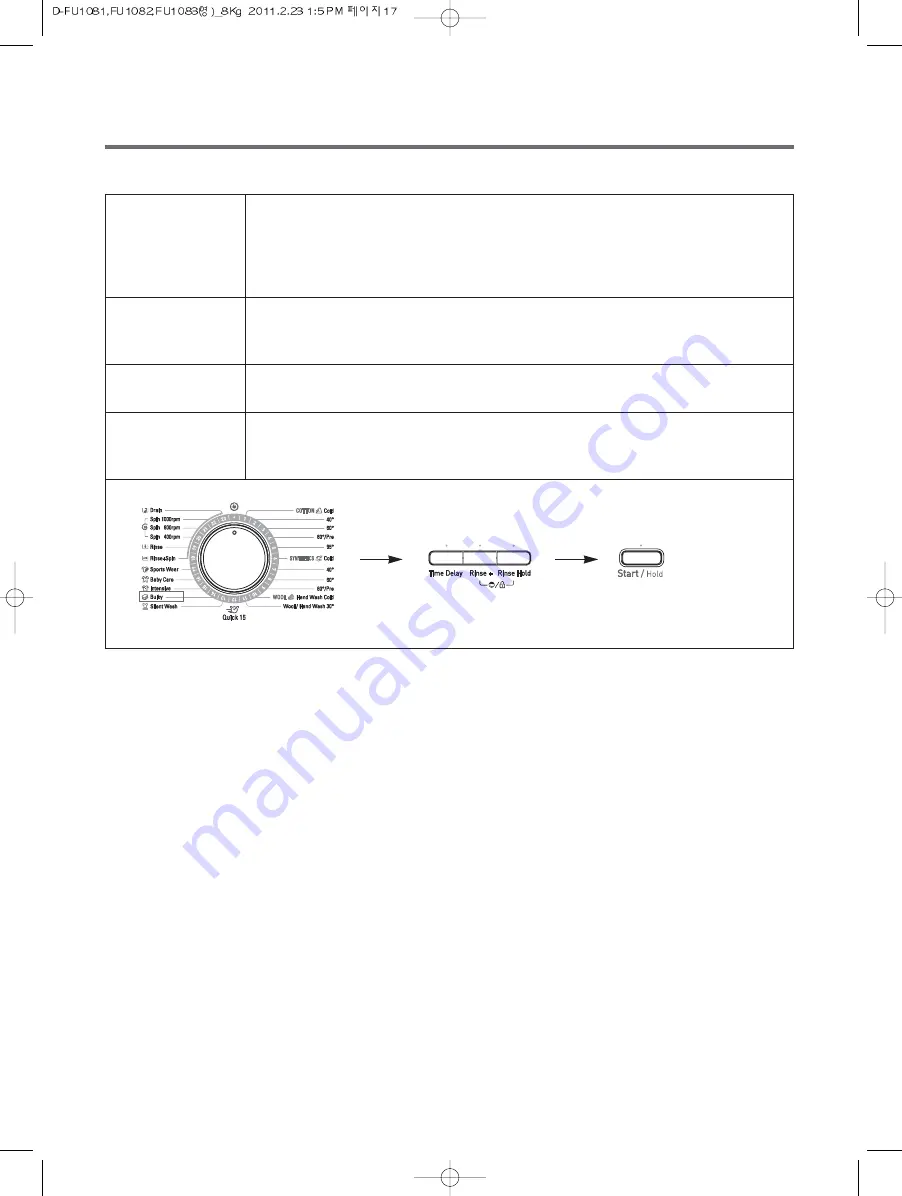 Daewoo DWD-FU1081 Instruction Manual Download Page 17