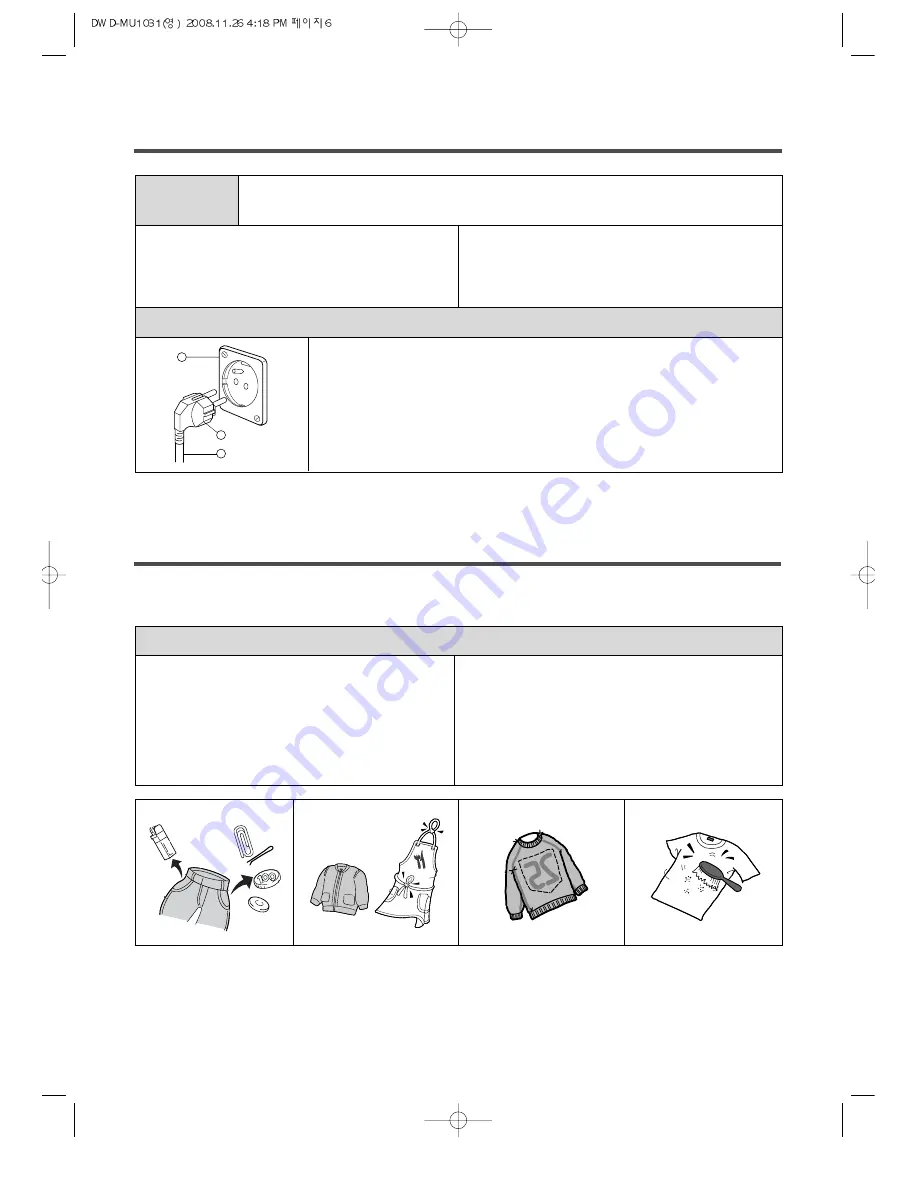 Daewoo DWD-M1031 Instruction Manual Download Page 6