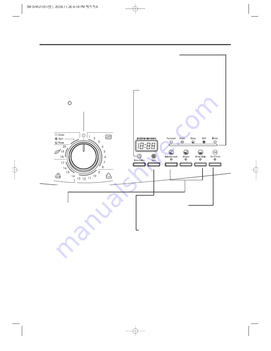 Daewoo DWD-M1031 Скачать руководство пользователя страница 8